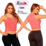 Blusa Colombiana Colombia es Passion Ref. 1580 TAINAMODALATINA.ES