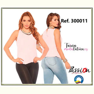 Blusa Colombiana Colombia es Passion Ref. 300011 TAINAMODALATINA.ES