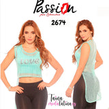 Blusa Colombiana de Moda Colombia es Passion Ref 2674 - TAINAMODALATINA.ES