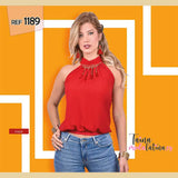 Blusa Sexy Colombiana de Moda Azierto Ref. 1189 - TAINAMODALATINA.ES