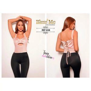Blusa de Moda Colombiana Bless Me Ref. BM658 - TAINAMODALATINA.ES