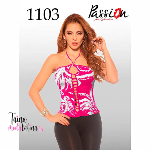 Blusas Colombianas Ocasion Passion 1103 - TAINAMODALATINA.ES