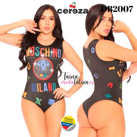 Body Colombiano Control Abdomen CEREZA Ref. BD2007 - TAINAMODALATINA.ES