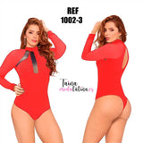 Body Colombiano de Moda con Latex Aroma de Mujer Ref. B1002 - TAINAMODALATINA.ES