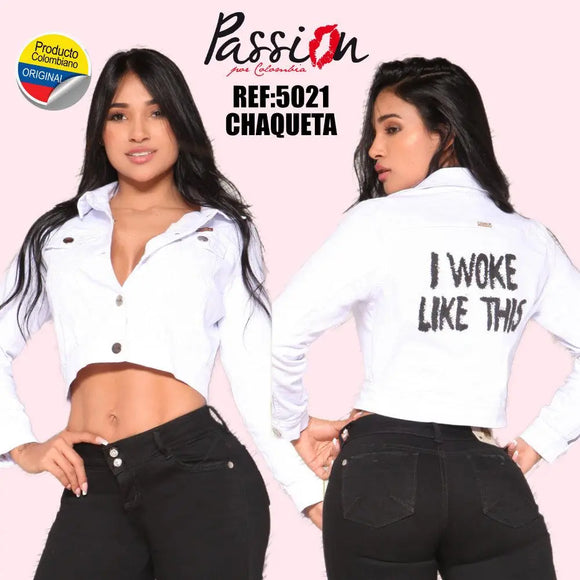 Chaqueta Colombiana de Jean Passion Ref- 5021 - TAINAMODALATINA.ES