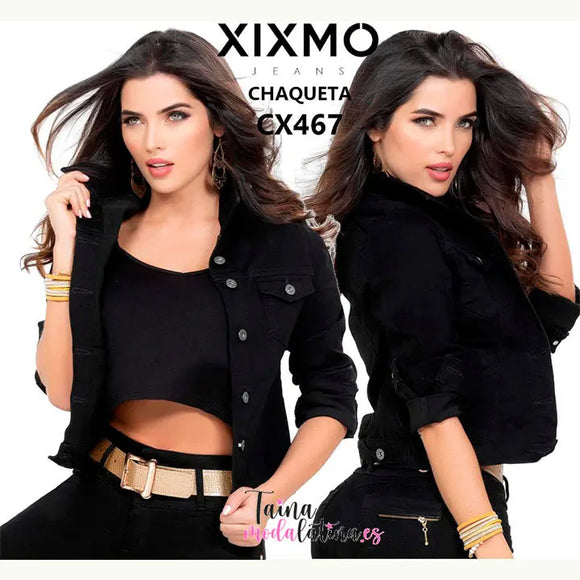 Chaqueta Colombiana de Jean Xixmo REF-CX467 - TAINAMODALATINA.ES