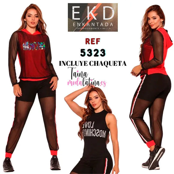 Conjunto Colombiano para Deporte Enkantada 5323 - TAINAMODALATINA.ES