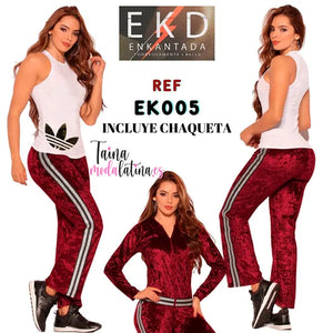 Conjunto Colombiano para Deporte Enkantada EK005 - TAINAMODALATINA.ES