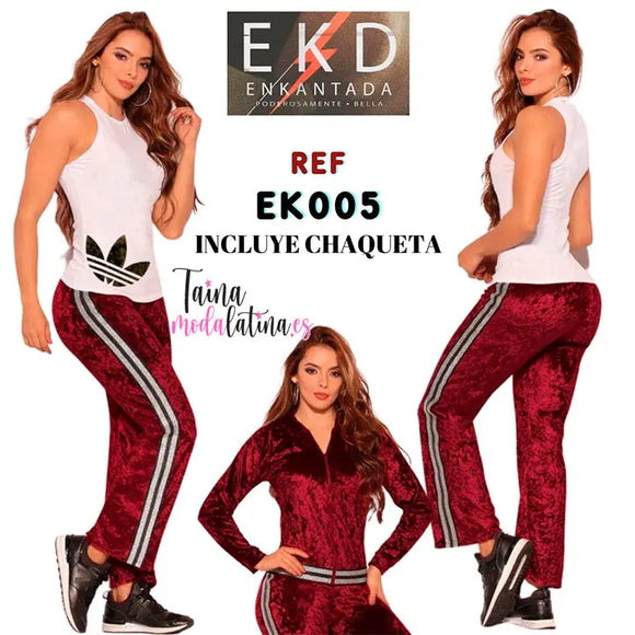 Conjunto Colombiano para Deporte Enkantada EK005 - TAINAMODALATINA.ES