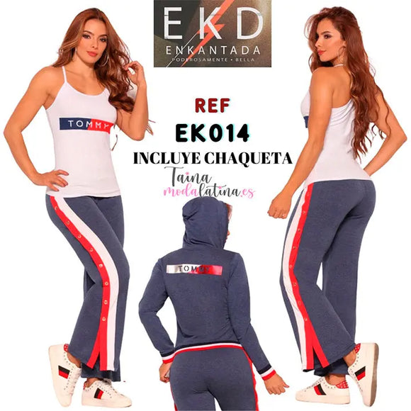 Conjunto Colombiano para Deporte Enkantada EK014 - TAINAMODALATINA.ES