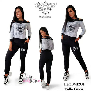 Conjunto Deportivo Colombiano Bless Me Ref.-BM1201 - TAINAMODALATINA.ES