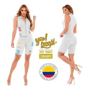 Conjunto torero y chaleco Yes Brasil Ref.10967 - TAINAMODALATINA.ES
