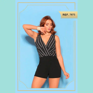 ENTERIZO DE MODA A RAYA 7875 - TAINAMODALATINA.ES