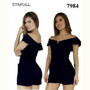 Enterizo Corto Colombiano de Moda Stafull Ref.7984 - TAINAMODALATINA.ES