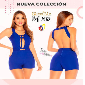 Enterizo Corto de Moda Colombiana Bless Me Ref. BM1562 - TAINAMODALATINA.ES