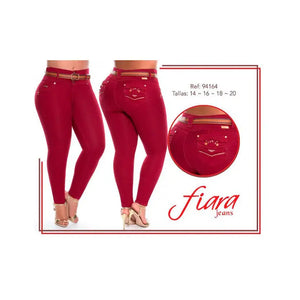 JEANS LEVANTA COLA FIARA 94164 - TAINAMODALATINA.ES