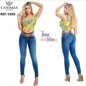 Jeans Colombiano Carisma Levanta Cola C-658 - TAINAMODALATINA.ES