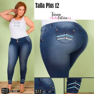 Jeans Colombiano Levanta Cola Deseo Jeans Ref. 6208 - TAINAMODALATINA.ES