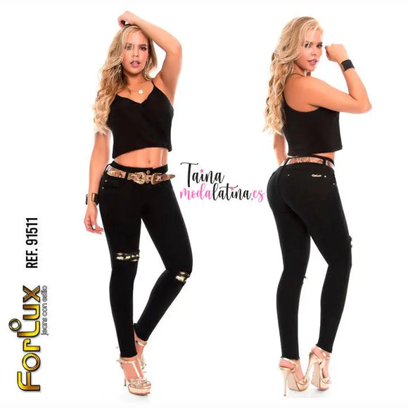 Jeans Colombiano Levanta Cola Forlux Ref. 91511 - TAINAMODALATINA.ES