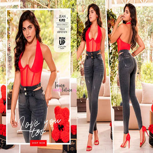 Jeans Colombiano Levanta Cola KABUKY Ref. KJ112 - TAINAMODALATINA.ES
