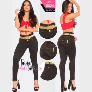 Jeans Colombiano Levanta Cola P5024 - TAINAMODALATINA.ES