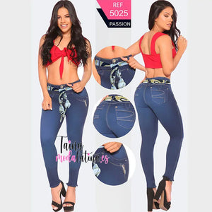 Jeans Colombiano Levanta Cola Passion P5025 - TAINAMODALATINA.ES