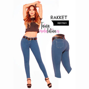 Jeans Colombiano Levanta Cola Rakket 7021 - TAINAMODALATINA.ES