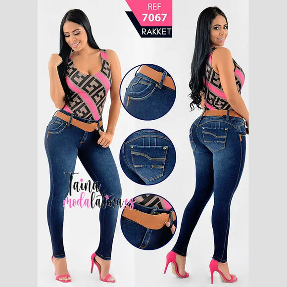 Jeans Colombiano Levanta Cola Rakket 7067 - TAINAMODALATINA.ES