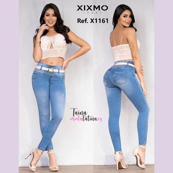 Jeans Colombiano Levanta Cola Xixmo REF-X1161 - TAINAMODALATINA.ES