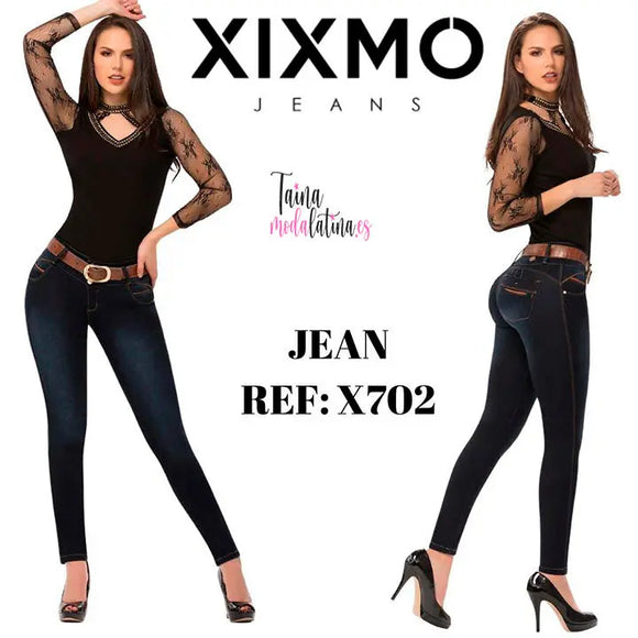 Jeans Colombiano Levanta Cola Xixmo REF-x702 - TAINAMODALATINA.ES