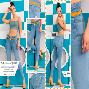 Jeans Colombiano Levanta Cola Xixmo Ref. X1224 - TAINAMODALATINA.ES