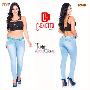 Jeans Colombiano Levantacola Cheviotto Ref-6940 - TAINAMODALATINA.ES
