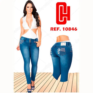 Jeans Colombianos Levanta Cola Cheviotto 10846 - TAINAMODALATINA.ES