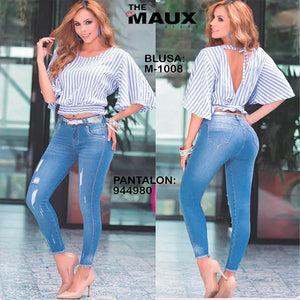Jeans Colombianos Levanta Cola The Maux 944980 - TAINAMODALATINA.ES