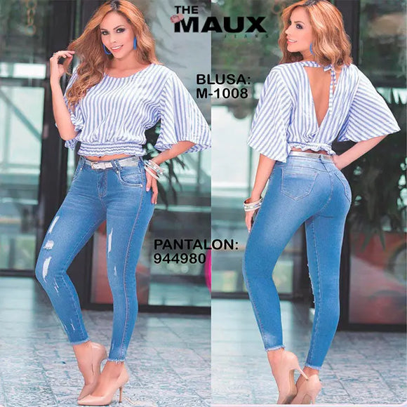 Jeans Colombianos Levanta Cola The Maux 944980 - TAINAMODALATINA.ES