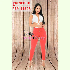 Jeans Levanta Cola Colombiano Cheviotto - TAINAMODALATINA.ES