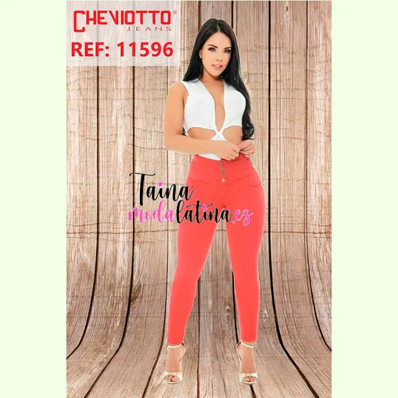 Jeans Levanta Cola Colombiano Cheviotto - TAINAMODALATINA.ES