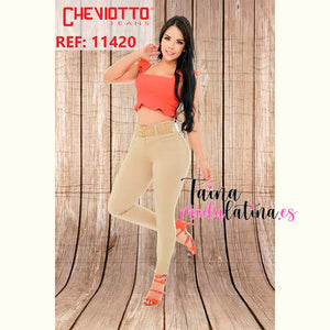 Jeans Levanta Cola Colombiano Cheviotto - TAINAMODALATINA.ES