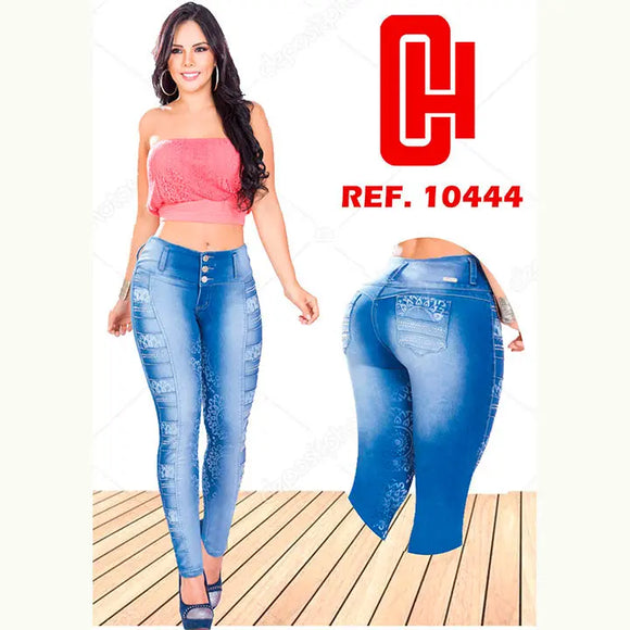 Jeans Levanta Cola Colombiano Cheviotto - TAINAMODALATINA.ES