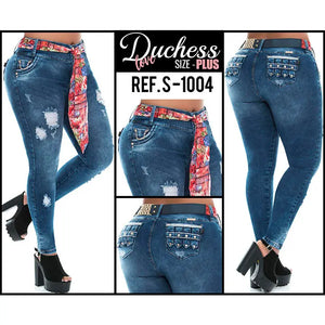 Jeans Levanta Cola Colombiano Duchess - TAINAMODALATINA.ES
