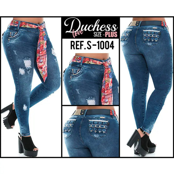 Jeans Levanta Cola Colombiano Duchess - TAINAMODALATINA.ES