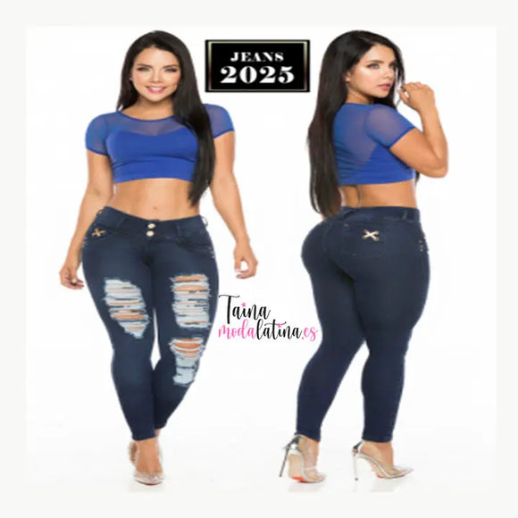 Jeans Levanta Cola Studio66 2025 - TAINAMODALATINA.ES