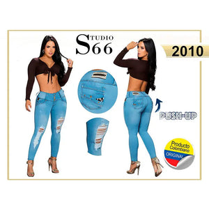 Jeans Levanta Cola Studio66 - TAINAMODALATINA.ES