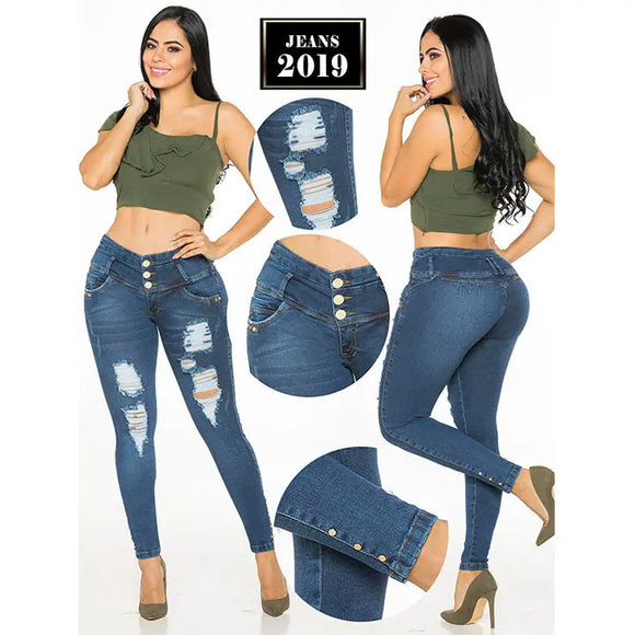 Jeans Levanta Cola Studio66 - TAINAMODALATINA.ES