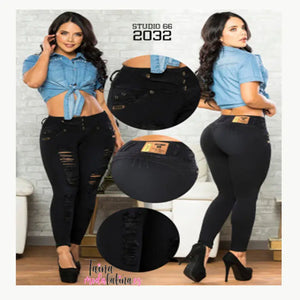 Jeans Levanta Cola Studio66 - TAINAMODALATINA.ES