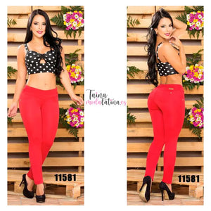 LEGGINS LEVANTA COLA CHEVIOTTO 11581RO - TAINAMODALATINA.ES