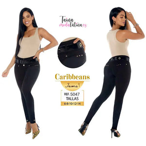 PANTALON COLOMBIANO LEVANTACOLA CARIBBEANS Ref.-CB5047 - TAINAMODALATINA.ES