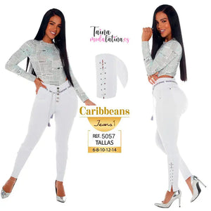 PANTALON COLOMBIANO LEVANTACOLA CARIBBEANS Ref.-CB5057 - TAINAMODALATINA.ES