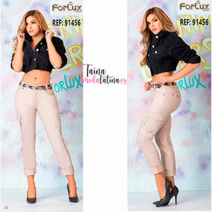 Pantalon Colombiano Levanta Cola Forlux Ref. 91456 - TAINAMODALATINA.ES