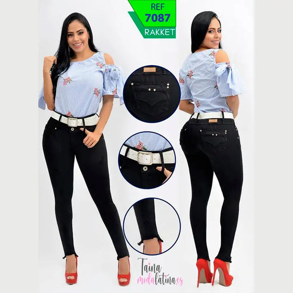 Pantalon Colombiano Levanta Cola Rakket Ref-7087 - TAINAMODALATINA.ES